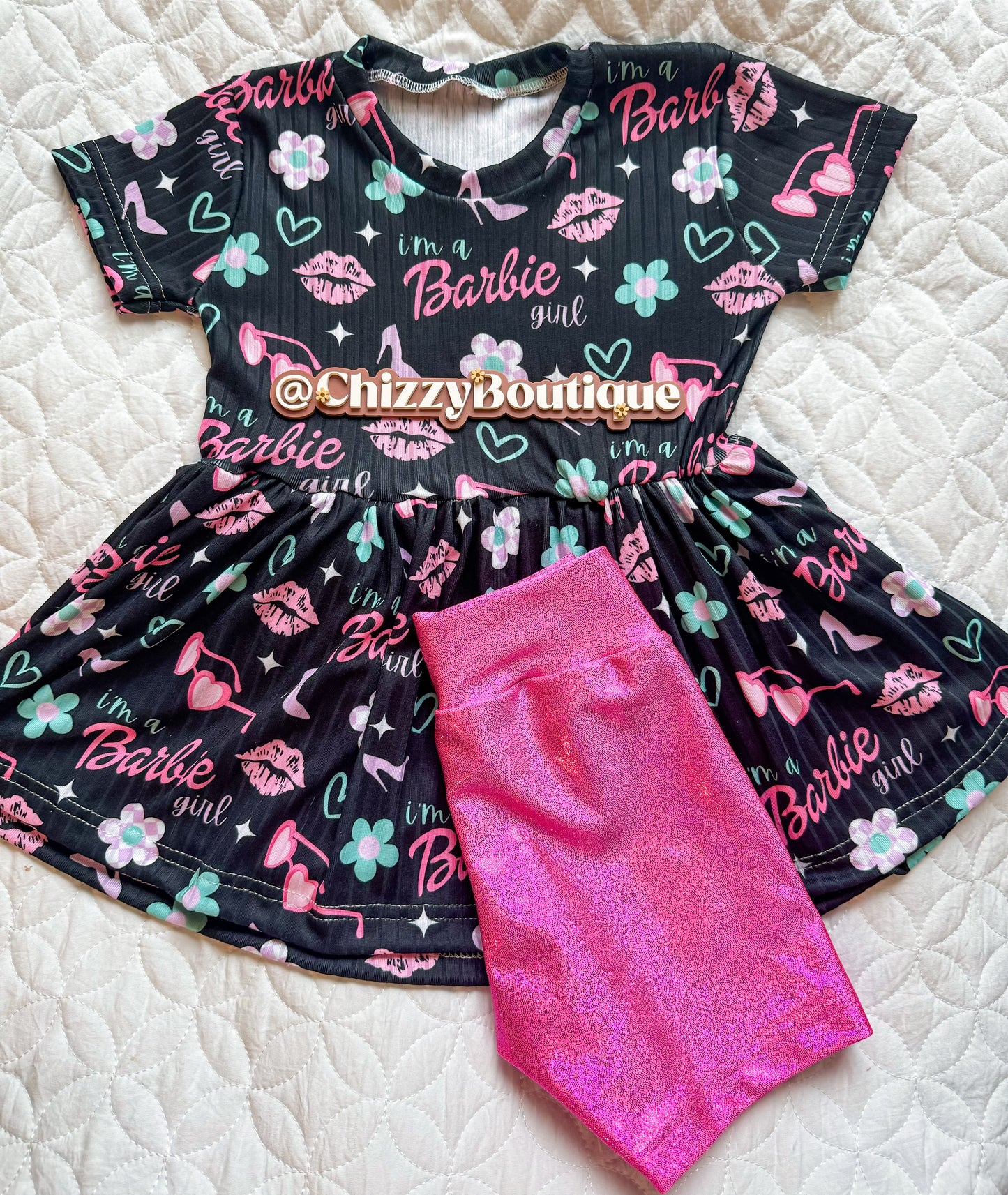 Barb peplum set size 6